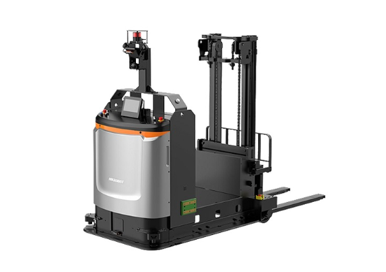 How does an AGV forklift work?